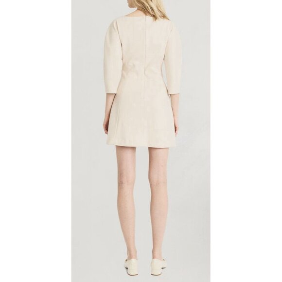 Luxely Beige Boat Neck Minidress Size 12 NWT - Picture 2 of 10